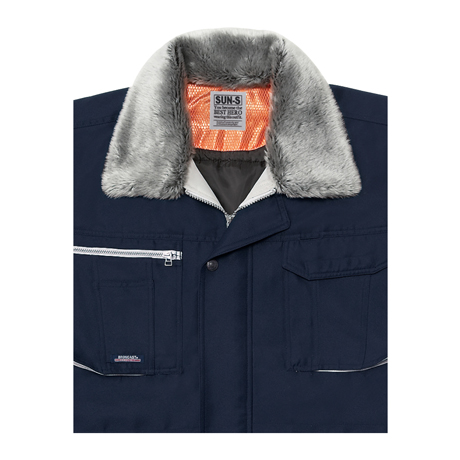 防寒コート【BO30551-SUN】 3.ネイビー