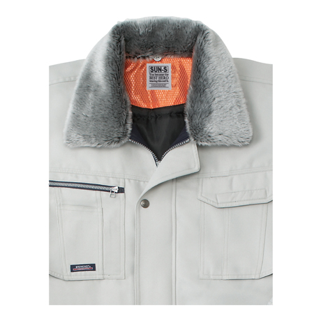 防寒コート【BO30551-SUN】 6.シルバー