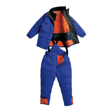 冷凍倉庫用防寒コート【BO8000-SUN】 4.ブルー