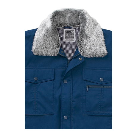 防寒ブルゾン【BO851-SUN】 3.ネイビー