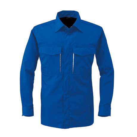 長袖シャツ【BX901-ALT】 1.ブルー