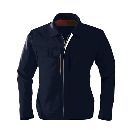 長袖ブルゾン【BX913-ALT】 100.ネイビーブラック