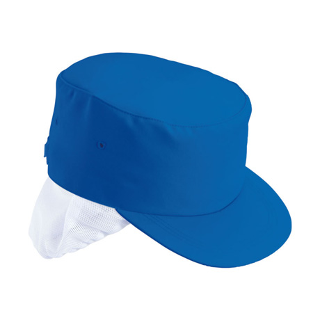 ネット付きキャップ【C-72-SUN】 4.ブルー