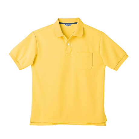 半袖ポロシャツ【CL1000-NAH】 42.イエロー