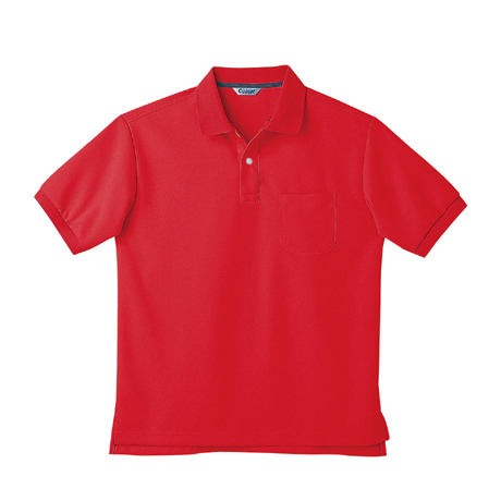 半袖ポロシャツ【CL1000-NAH】 46.レッド