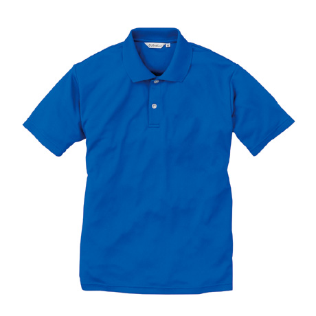 半袖ポロシャツ（ポケット無）【CL222-ALT】 3.ブルー