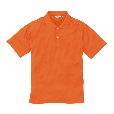 半袖ポロシャツ（ポケット無）【CL222-ALT】 12.オレンジ