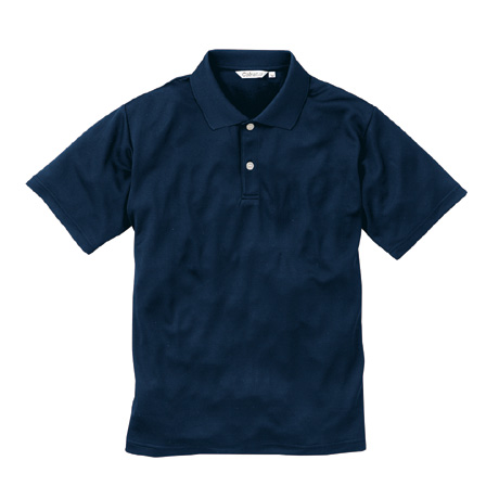 半袖ポロシャツ（ポケット無）【CL222-ALT】 34.ネイビー