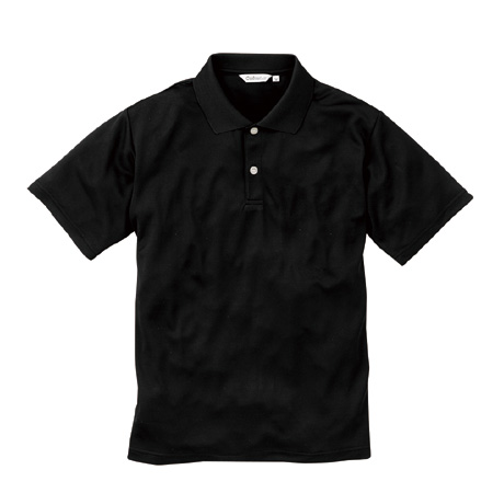 半袖ポロシャツ（ポケット無）【CL222-ALT】 91.ブラック