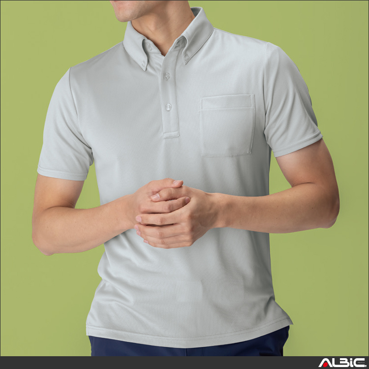 半袖BDニットシャツ（ポケット付）【CL777-ALT】 商品写真