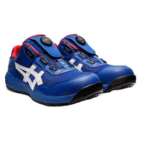 セーフティーシューズ ウィンジョブ　209BOA【CP209-OTF】 400.アシックスブルー× ホワイト