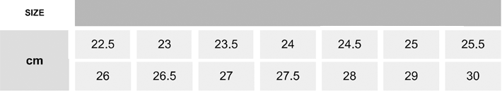 セーフティシューズ ウィンジョブ　20Ｅ【CP20E-OTF】 サイズ表
