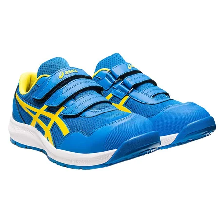 セーフティシューズ ウィンジョブ　215【CP215-OTF】 400.ディレクトワールブルー×ヴァイブラントイエロー