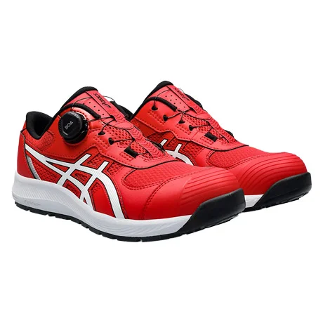 セーフティーシューズ ウィンジョブ　219BOA【CP219-OTF】 600.クラシックレッド×ホワイト