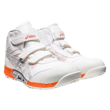 セーフティーシューズ ウィンジョブ　308AC【CP308AC-OTF】  100.ホワイト×ピュアシルバー