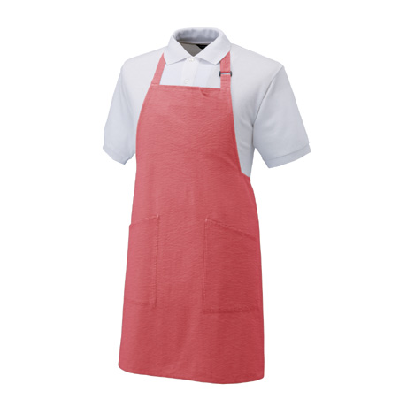 ギンガムチェックエプロン【CR300-ALT】 16.レッド