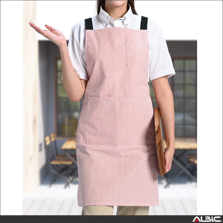 ストライプエプロン【CR600-ALT】 商品写真