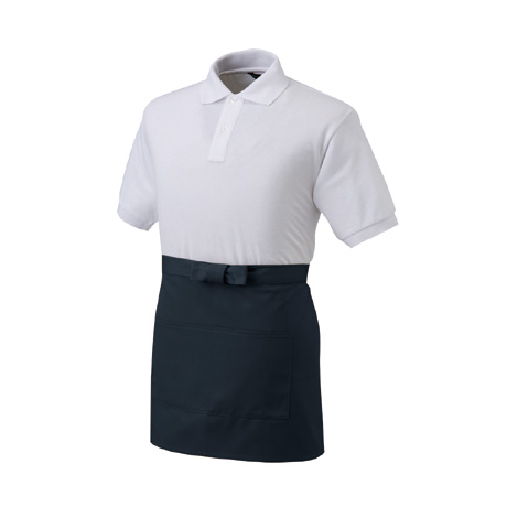 ショートチノエプロン【CR7050-ALT】 1.ネイビー