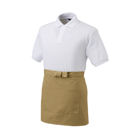 ショートチノエプロン【CR7050-ALT】 9.モカ