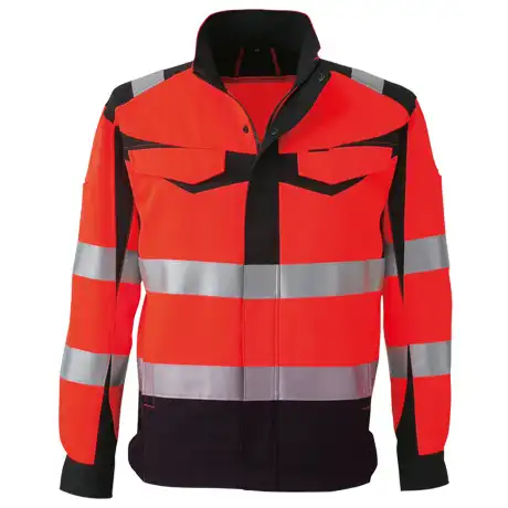 作業服 高視認 安全服 ジャケット レッド 【CS2410-COC】 