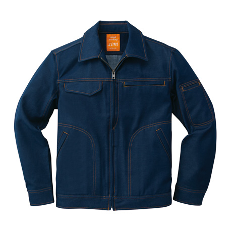 長袖ブルゾン【CW1613-ALT】 1.インディゴブルー