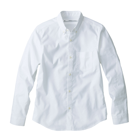 長袖BDシャツ【D5142-NAH】 37.オフホワイト