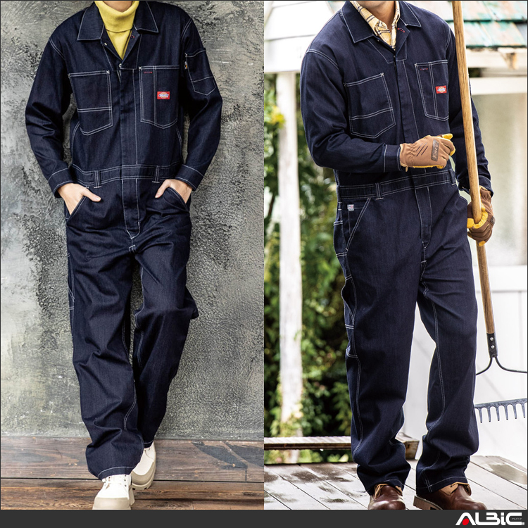 CORDURAストレッチストレッチデニムツナギ【D756-COC】 商品写真