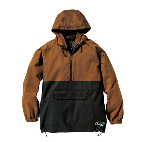 アノラックパーカー【DG415-KRO】 65.キャメル×スミクロ