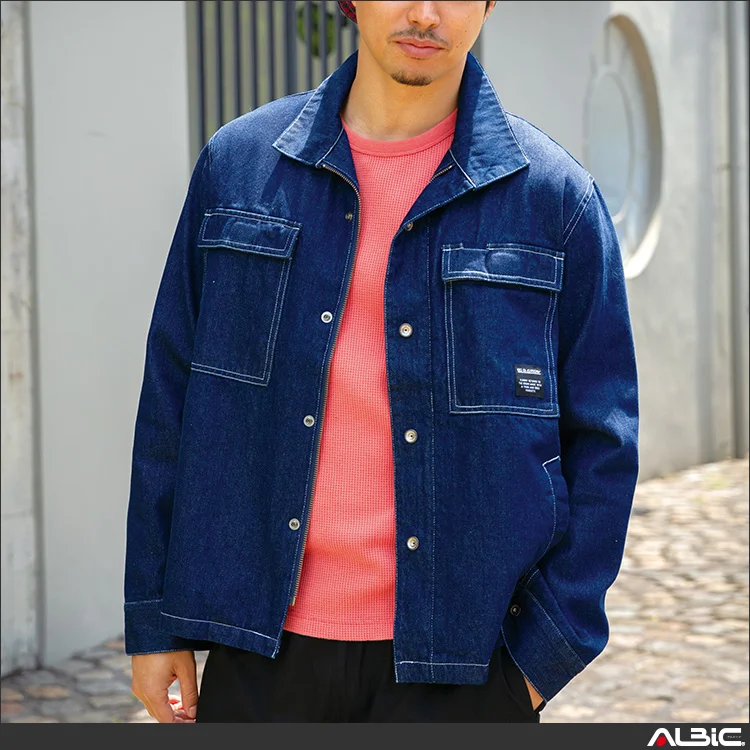 綿100%長袖ジャンパー 【DG430-KRO】 商品写真