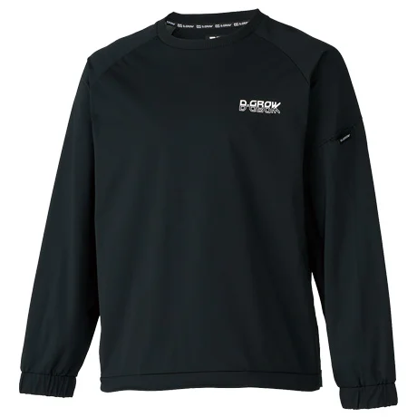 ストレッチ長袖Tシャツ ブラック 【DG435-KRO】 