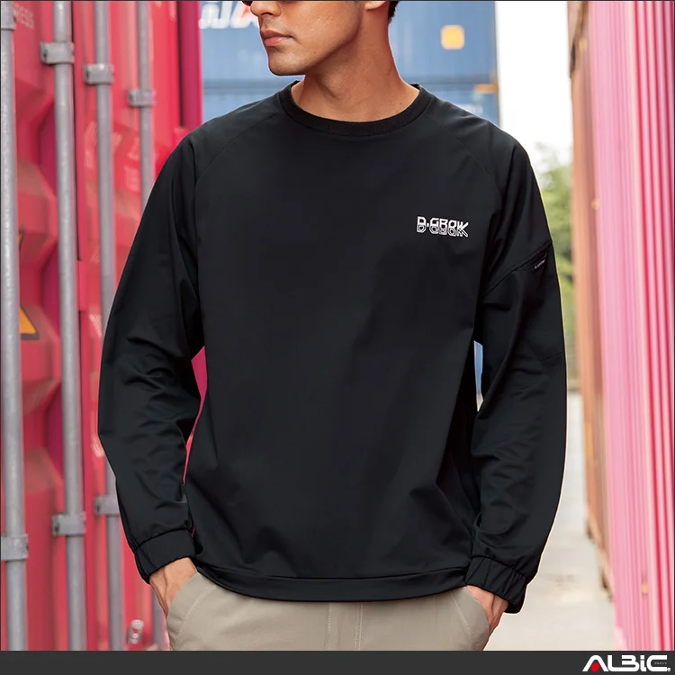 ストレッチ長袖Tシャツ 【DG435-KRO】 商品写真