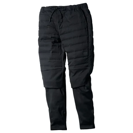 中綿入防寒アクティブパンツ ブラック 【DG600-KRO】 
