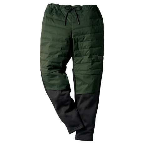 中綿入防寒アクティブパンツ ダークグリーン 【DG600-KRO】 