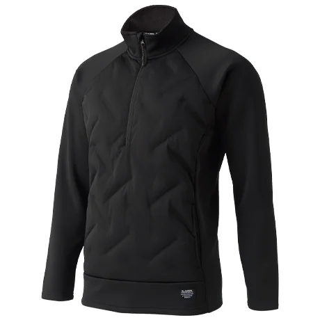 ハーフジップ防寒インサレーション ブラック 【DG817-KRO】 