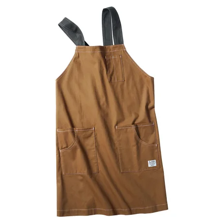 肩掛けエプロン キャメル 【DG904-KRO】 