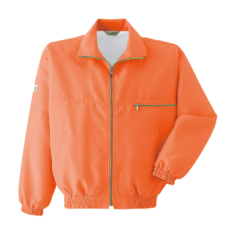 カラーブルゾン（メッシュ付）【E001-ASC】 60.蛍光オレンジ