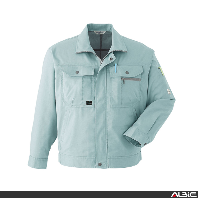 防縮防シワ加工長袖ブルゾン【E021-ASC】 商品写真