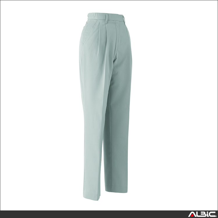 レディースパンツ　ツータック脇シャーリング【E190-ASC】 商品写真