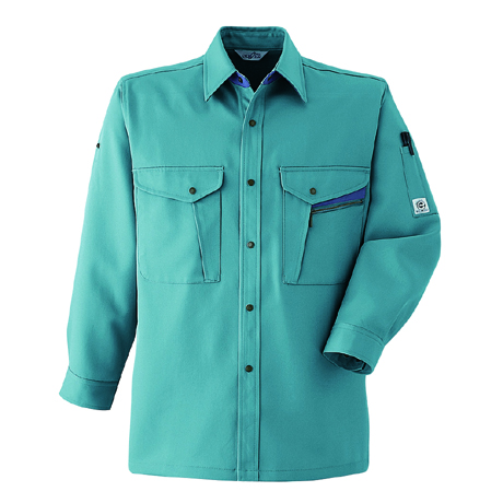 長袖シャツ【E601-ASC】 17.アースミント