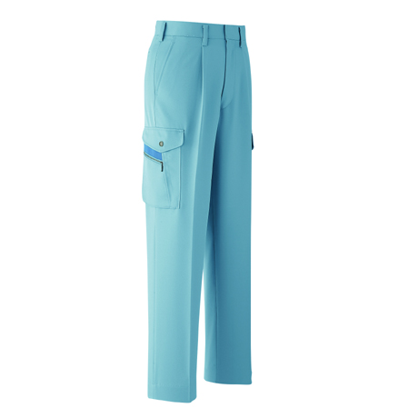 カーゴパンツ　ワンタック【E603-ASC】 5.アイスブルー