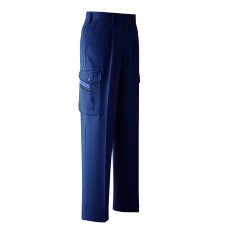 カーゴパンツ　ワンタック【E603-ASC】 7.ネイビー