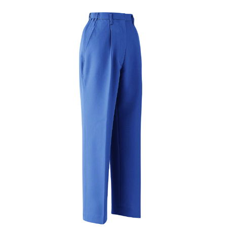 レディースパンツ　ワンタック脇シャーリング【E604-ASC】 19.パープル