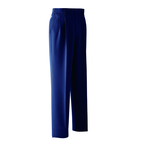 パンツ　ツータックアジャスター付【E641-ASC】 7.ネイビー