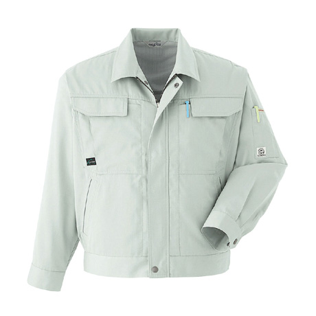 防汚加工長袖ブルゾン【E6902-ASC】 3.ストーン