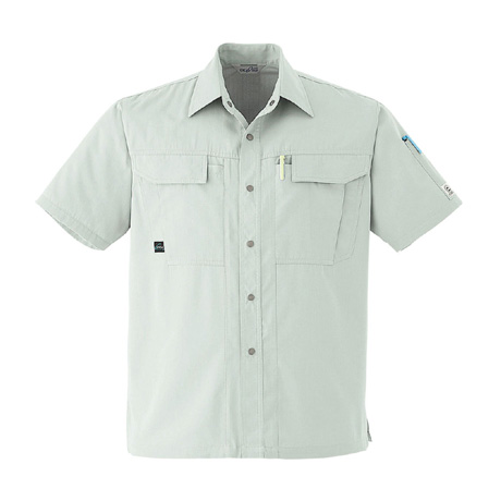 防汚加工半袖シャツ【E6903-ASC】 3.ストーン