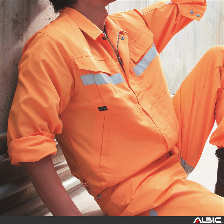 防汚加工セーフティ長袖ブルゾン【E6962-ASC】 商品写真