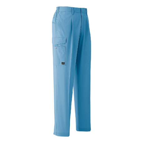 ストレッチワンタックカーゴパンツ【E7106-ASC】 5.ブルー