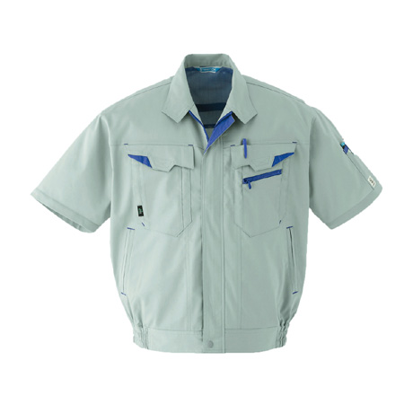 JIS帯電防止半袖ブルゾン【E7301-ASC】 4.オリーブ