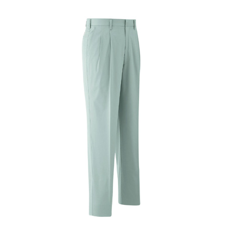 JIS帯電防止ツータックパンツ【E7305-ASC】 4.オリーブ