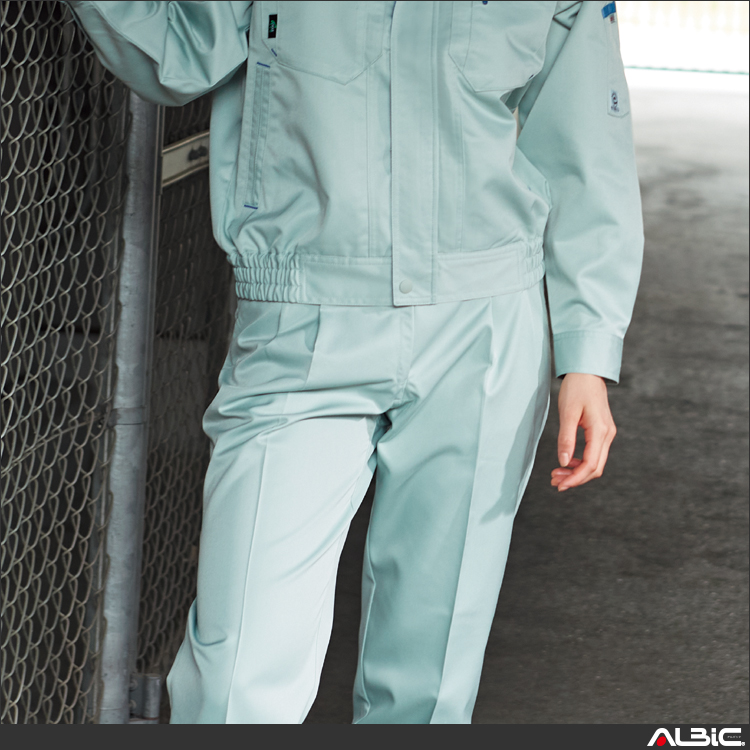 レディースパンツ　ツータック脇シャーリング【E733-ASC】 商品写真